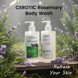 cerotic rosemary body wash